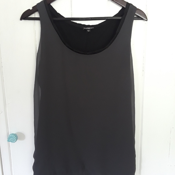 Express Tops - T-Express Mixed Media Tank